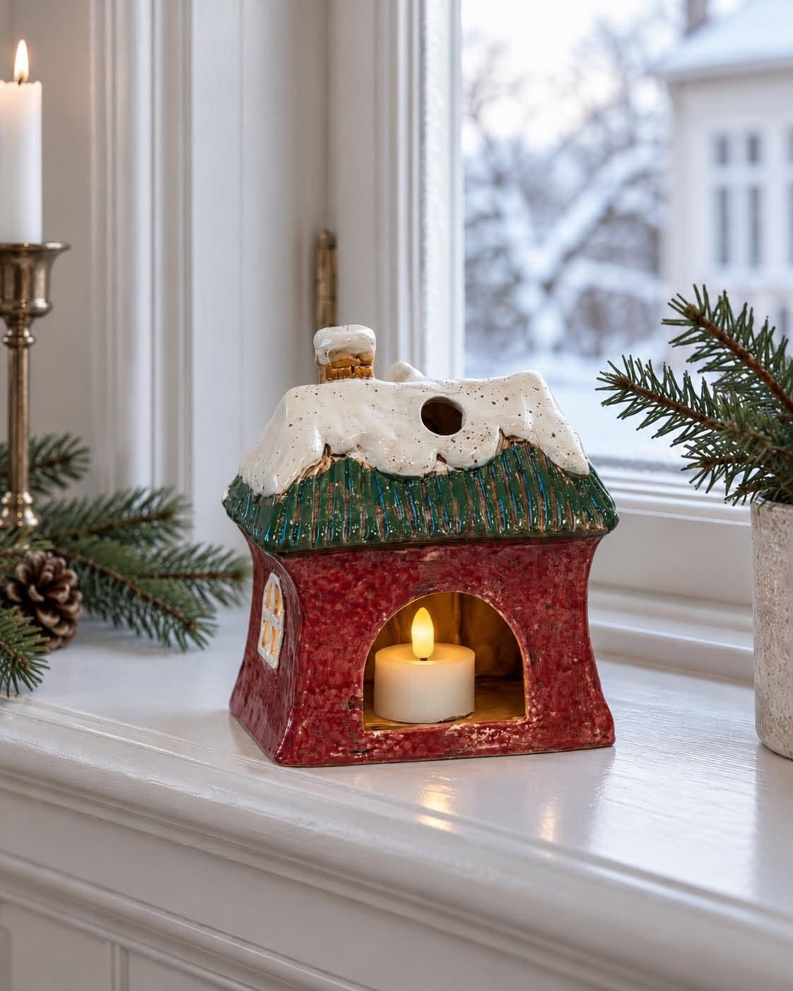 Lyshus Jul – Ceramiczny domek świąteczny