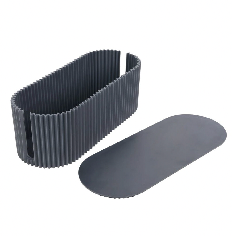 organizer na kable – czarne pudełko na kable