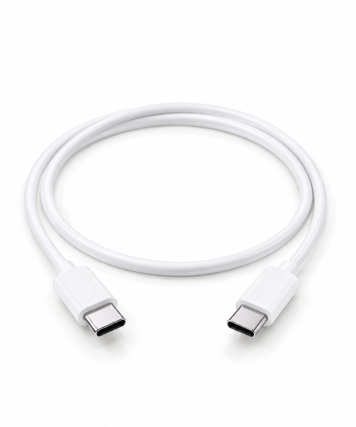 Kabel do ładowania USB-C do USB-C - 1 m biały