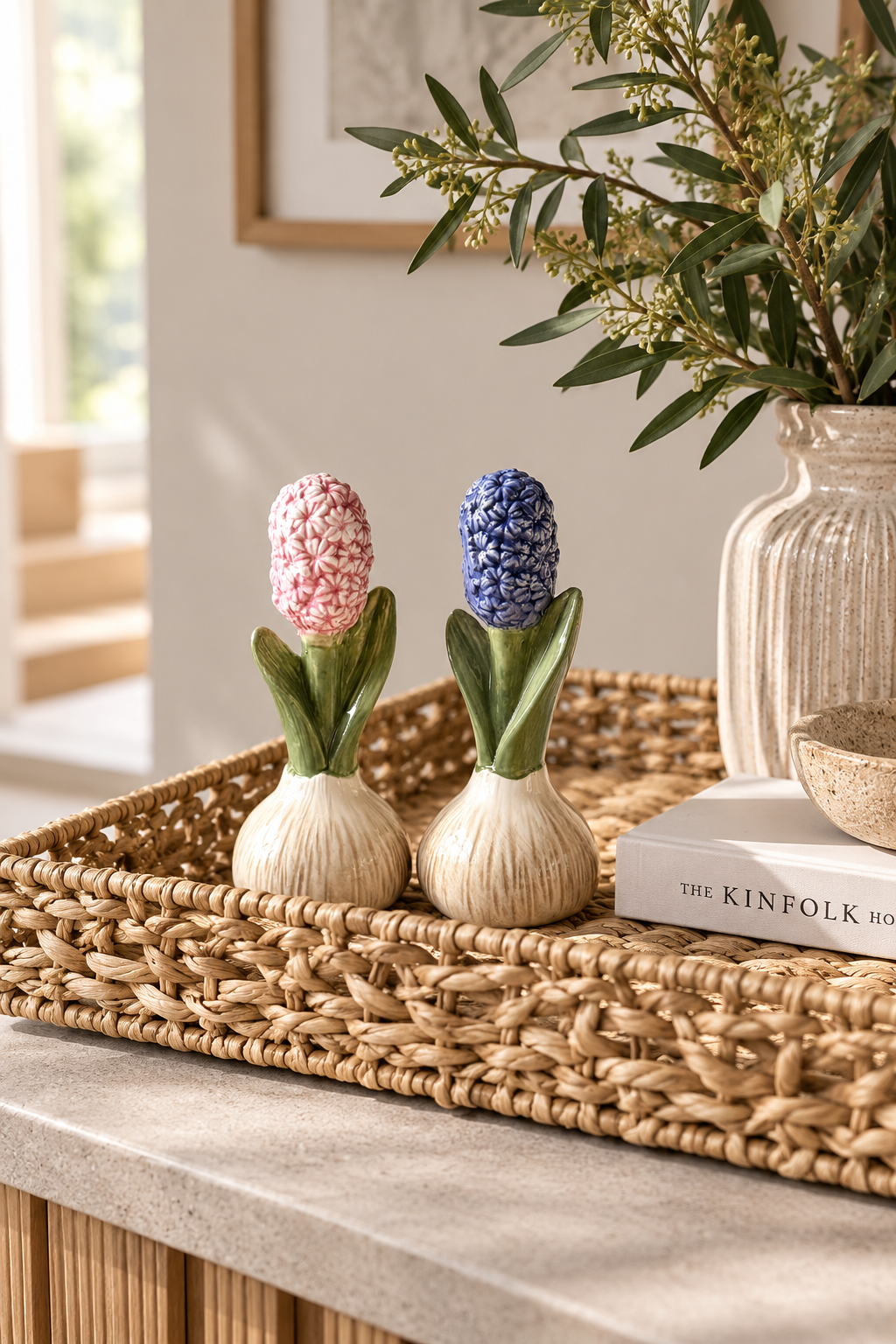 Hiacynt - 2 kolory – figurka ceramiczna