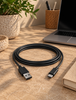 Kabel do ładowania USB-A do USB-C - 2 m czarny