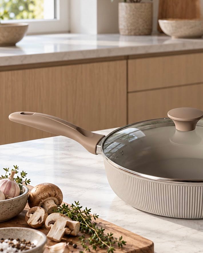 Patelnia sauté z pokrywką Ø28 cm