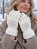 Handsker Soft winter – Hvide strikhandsker