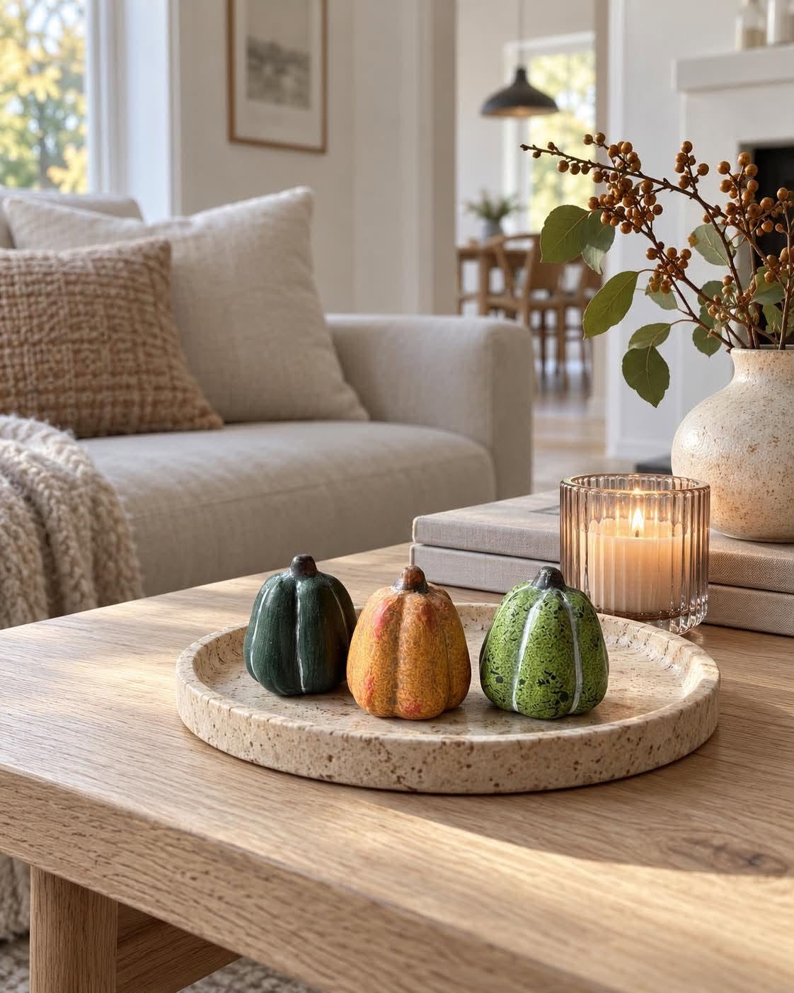 Pumpkin sæt med 3 stk – Keramik