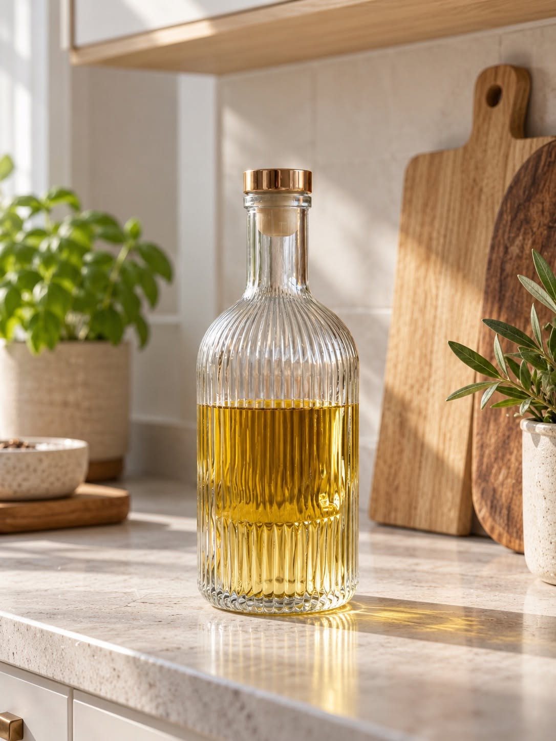 Butelka z metalową nakrętką - 500ml – ze szkła