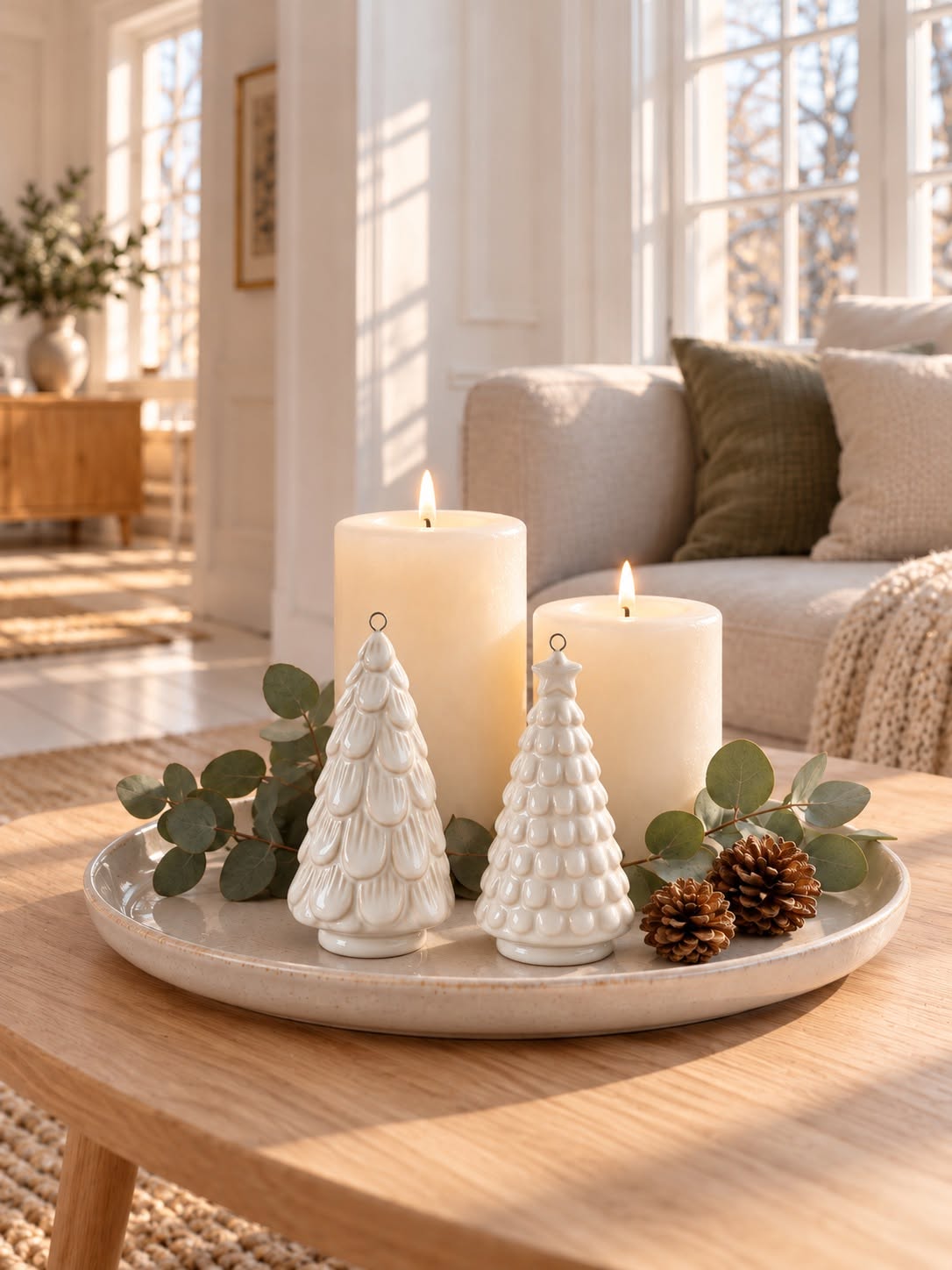 Porcelanowa choinka - White MIX