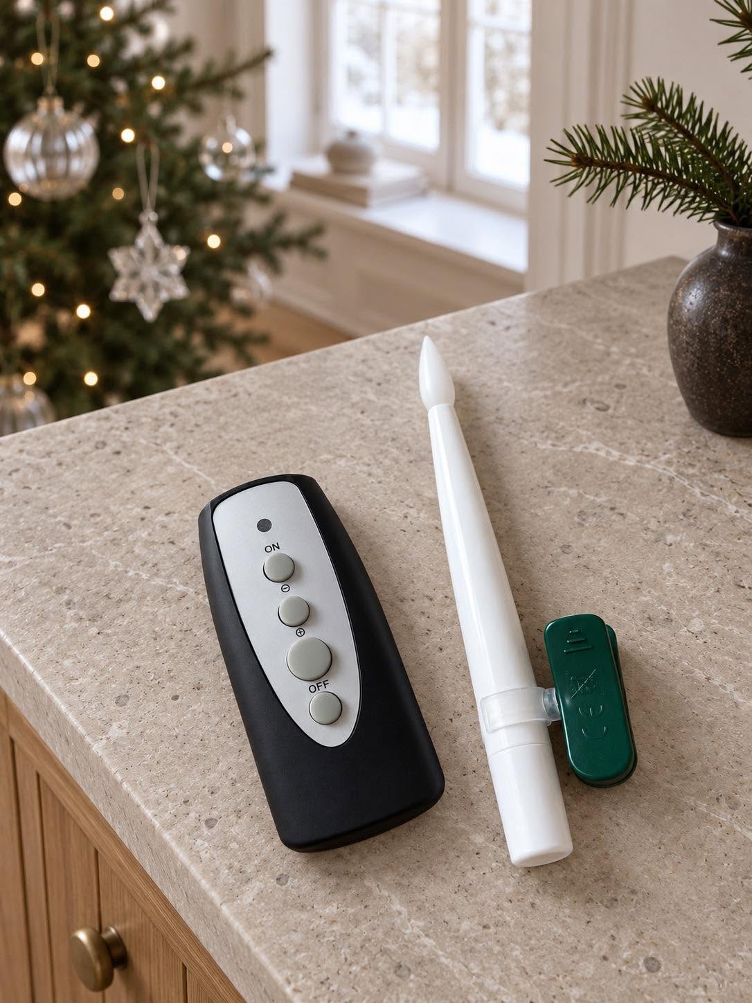 Lampki na choinkę z pilotem - zestaw 10 szt.