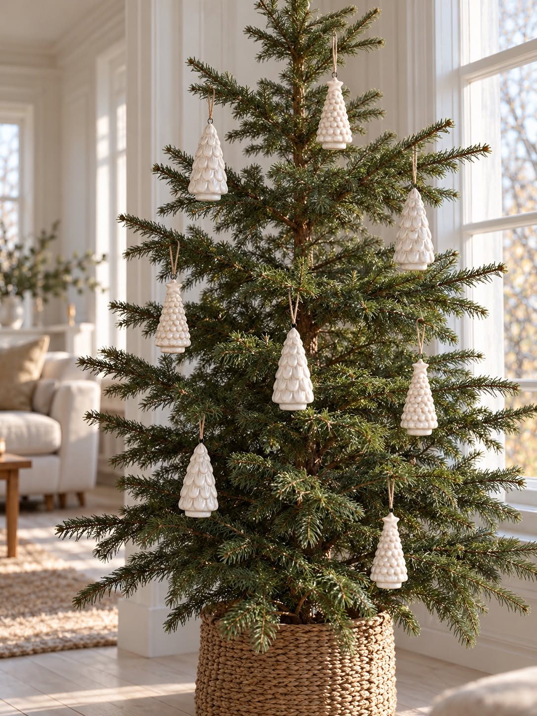 Porcelanowa choinka - White MIX