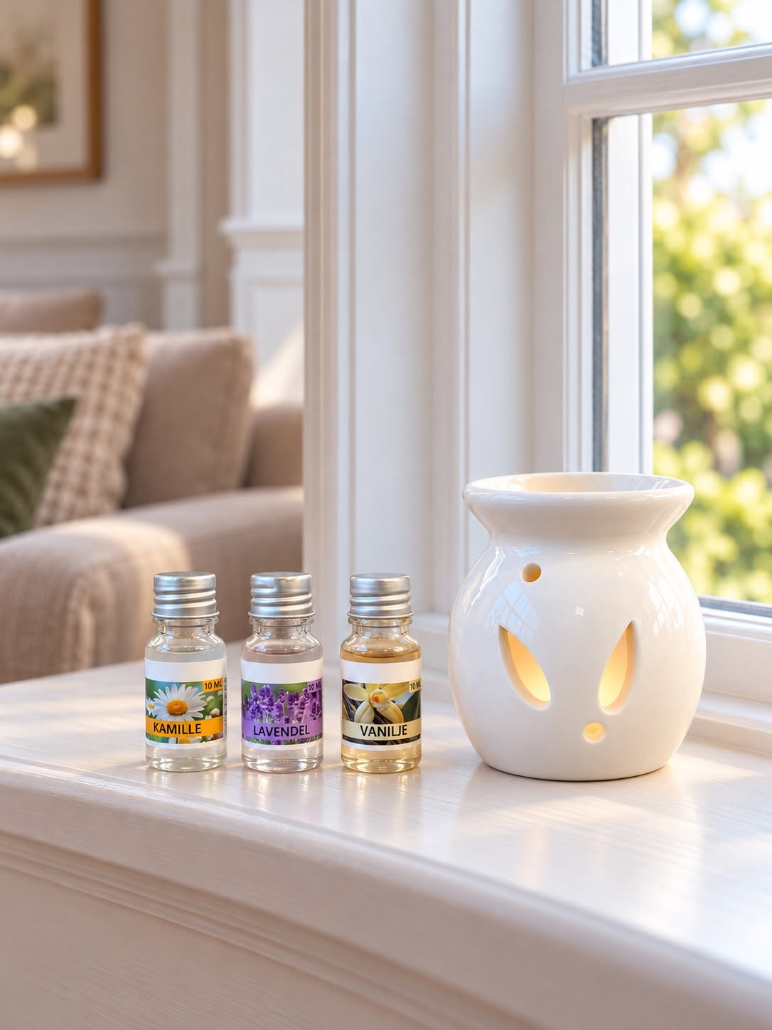 Pakiet Aroma – porcelanowy kominek na olejek