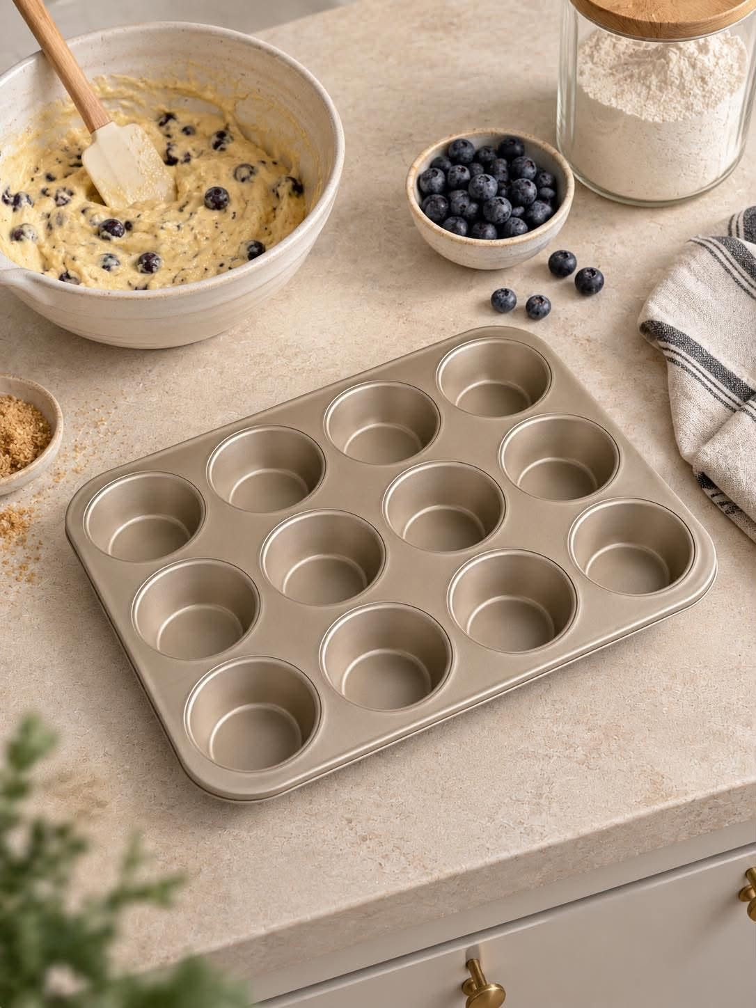 Forma na muffiny na 12 szt. - powłoka non-stick Golden