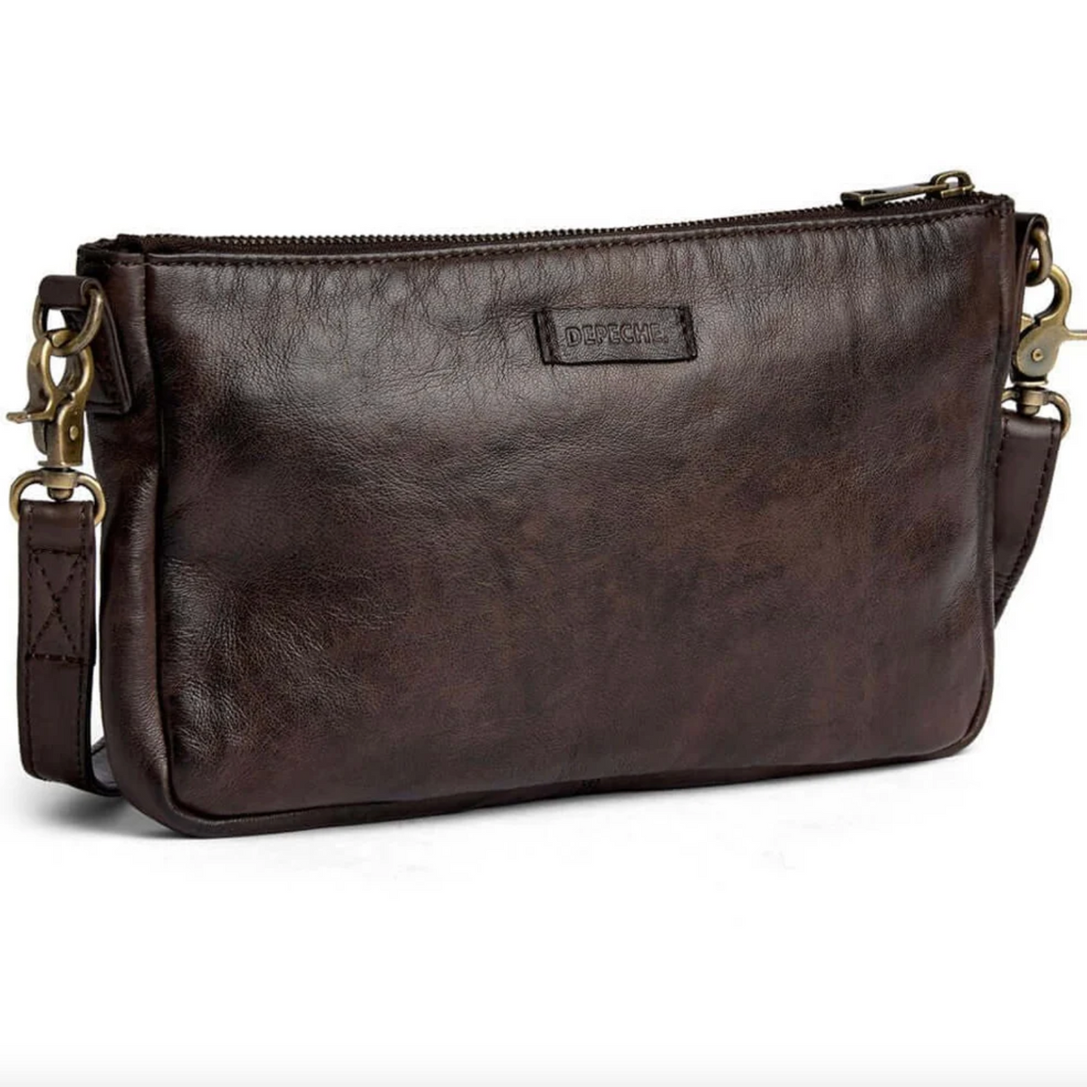 Kopertówka crossbody - Winter brown