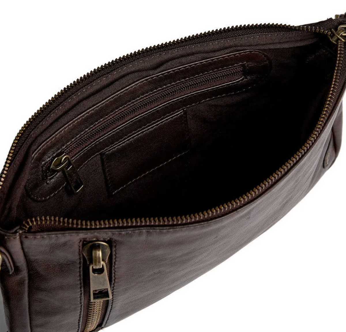 Kopertówka crossbody - Winter brown
