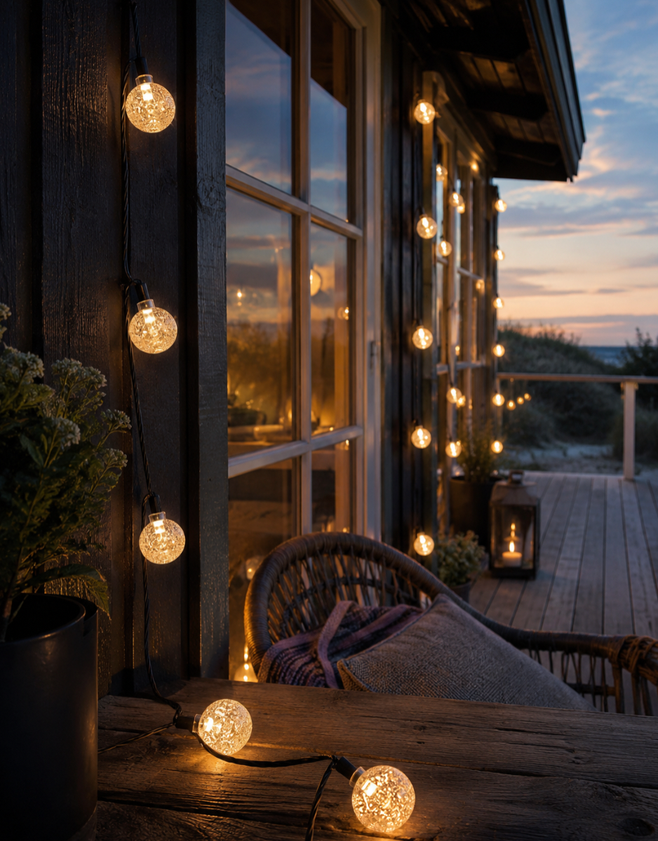 Łańcuch świetlny Bella z energią słoneczną - 50 LED