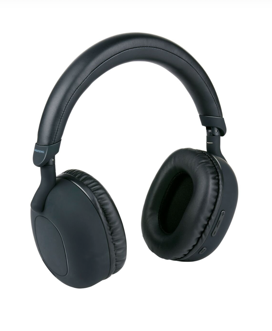 Słuchawki Bluetooth nauszne - czarne
