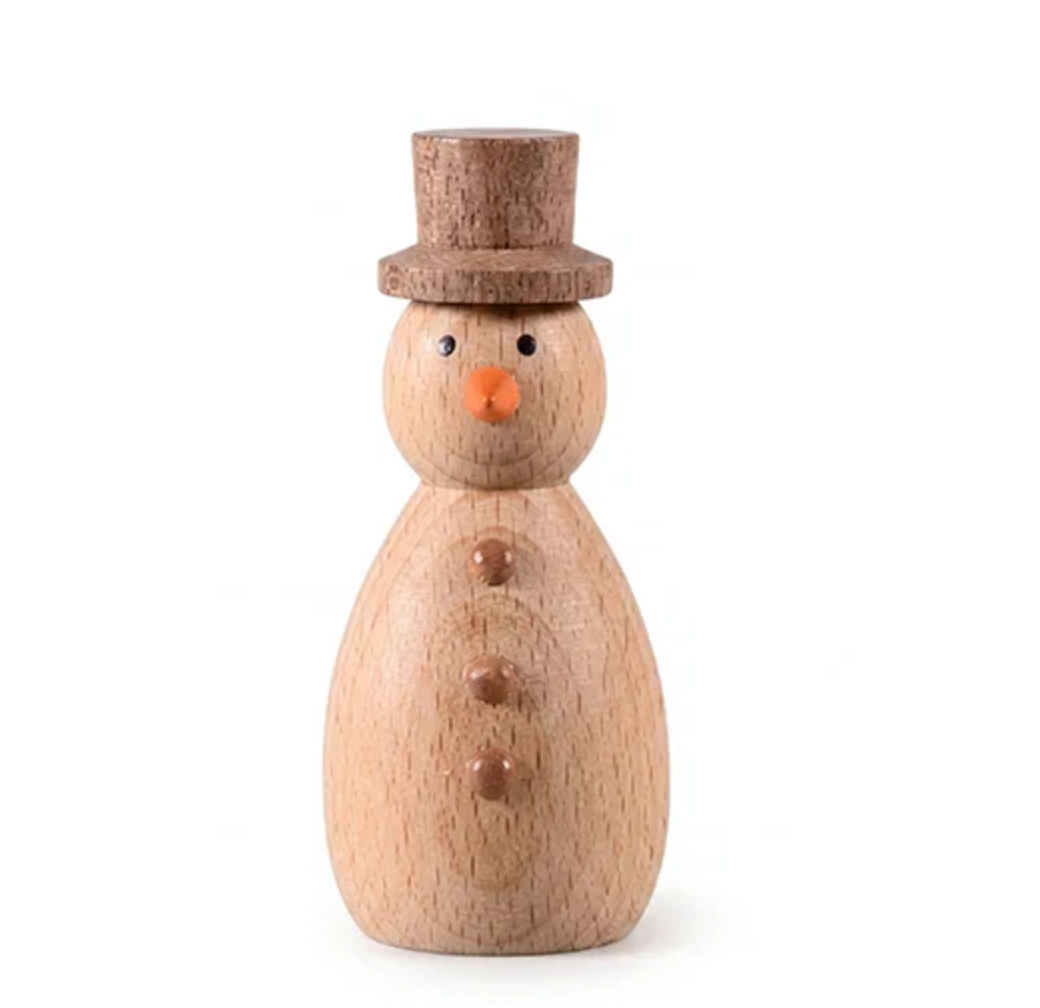 Bałwanek - wood – dekoracyjna figurka