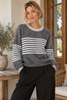 Sweter Sicilia Grey – Sweter w Paski