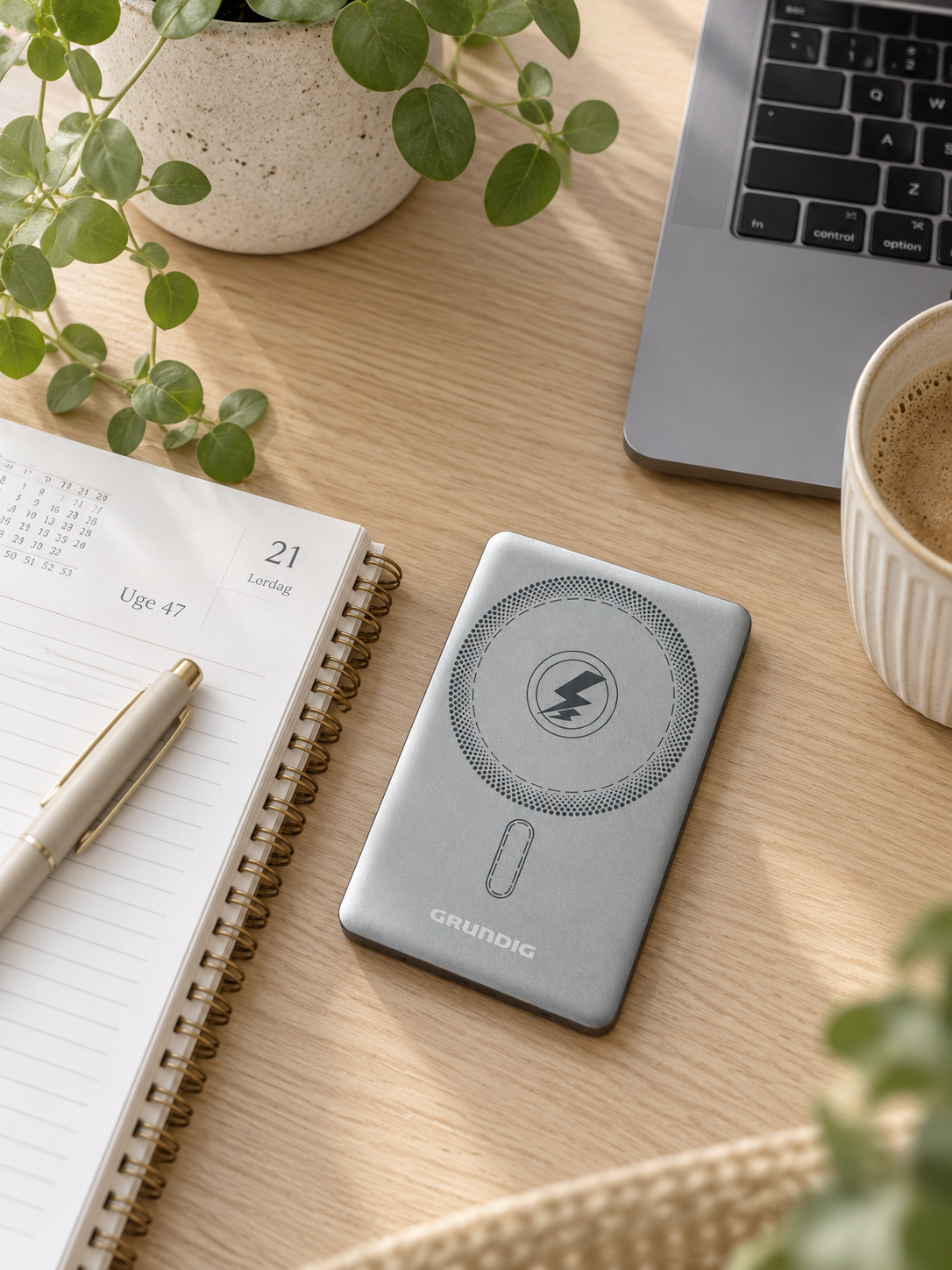 Bezprzewodowy Powerbank 5000 mAh – Ultra Cienki
