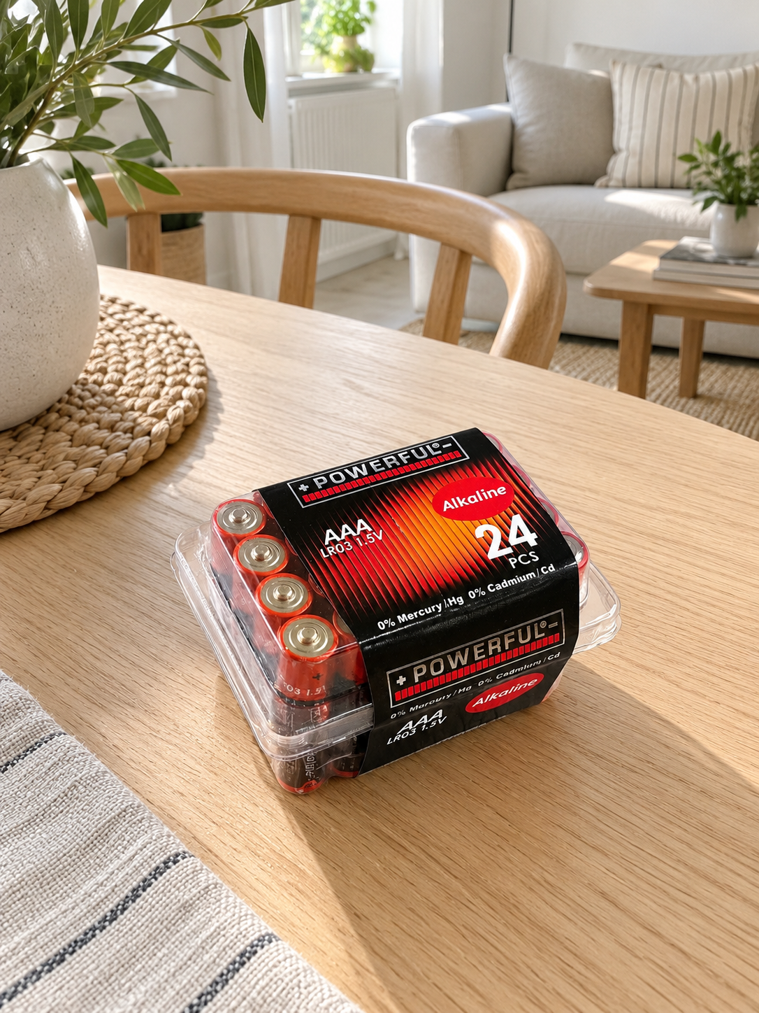 Baterie AAA - 24 szt. – Alkaliczne